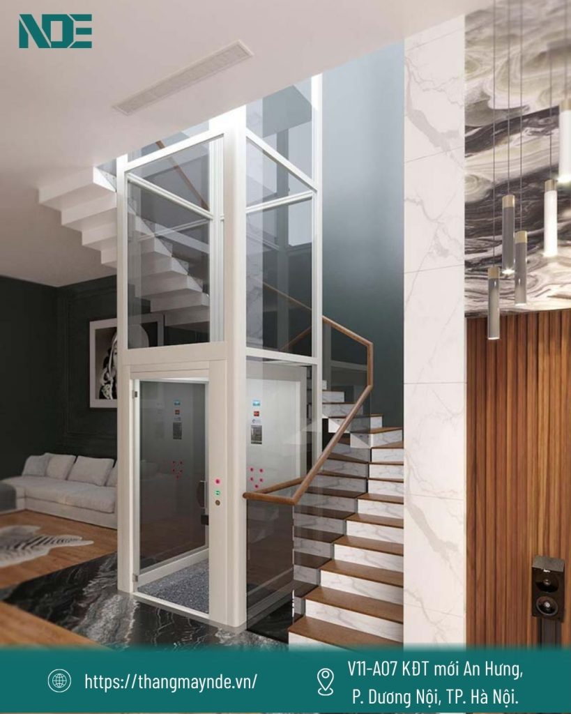 Thang máy mini tích hợp công nghệ mới tại NDE