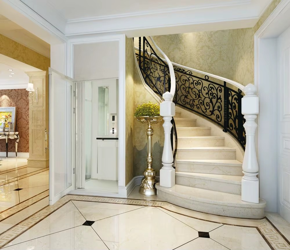 Cabin có thiết kế đơn giản, màu trắng chủ đạo