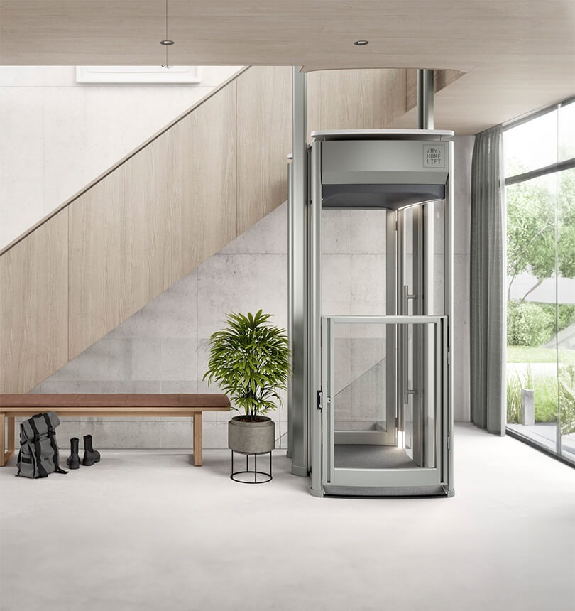 Cabin có thiết kế đơn giản, màu xám/bạc chủ đạo