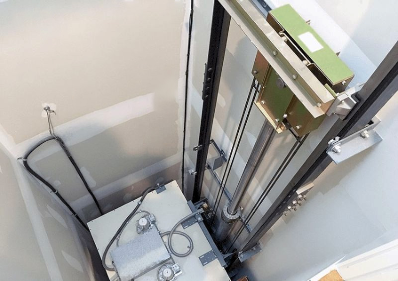 kết cấu thang máy gia đình