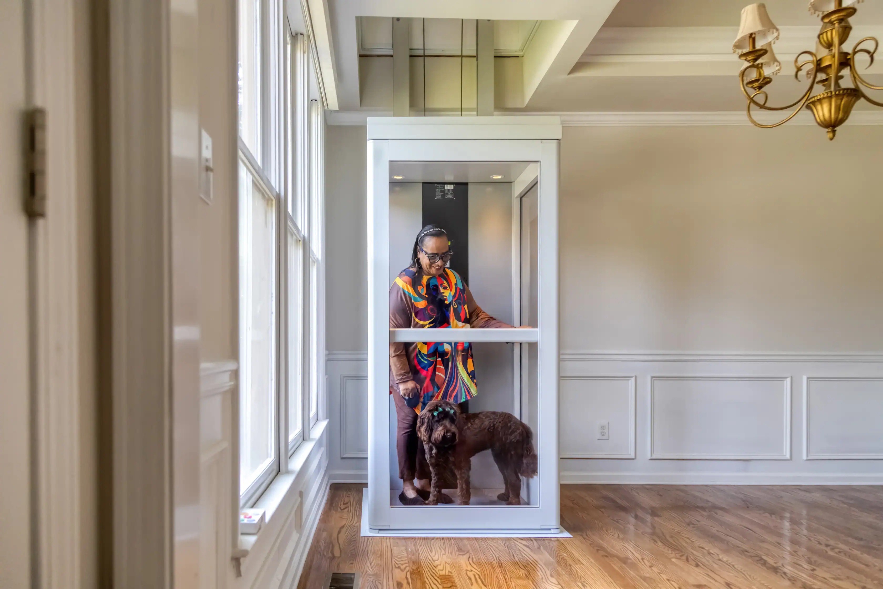 Tải trọng thang máy gia đình loại nhỏ đồng nghĩa với sức chứa ít